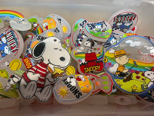 Snoopy and his friends