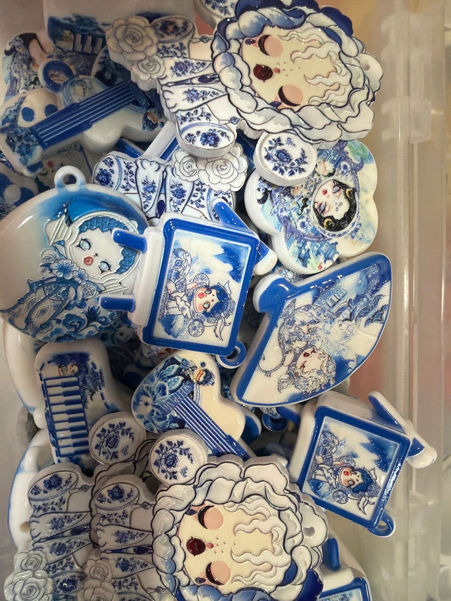 Blue garden panda
