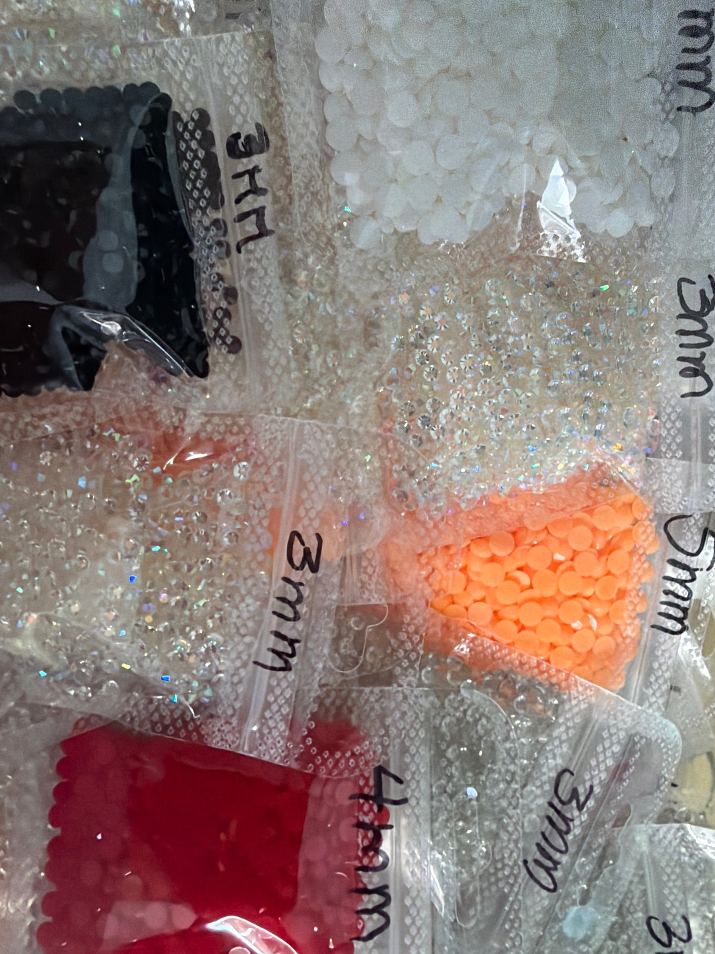 Flat back rhinestones