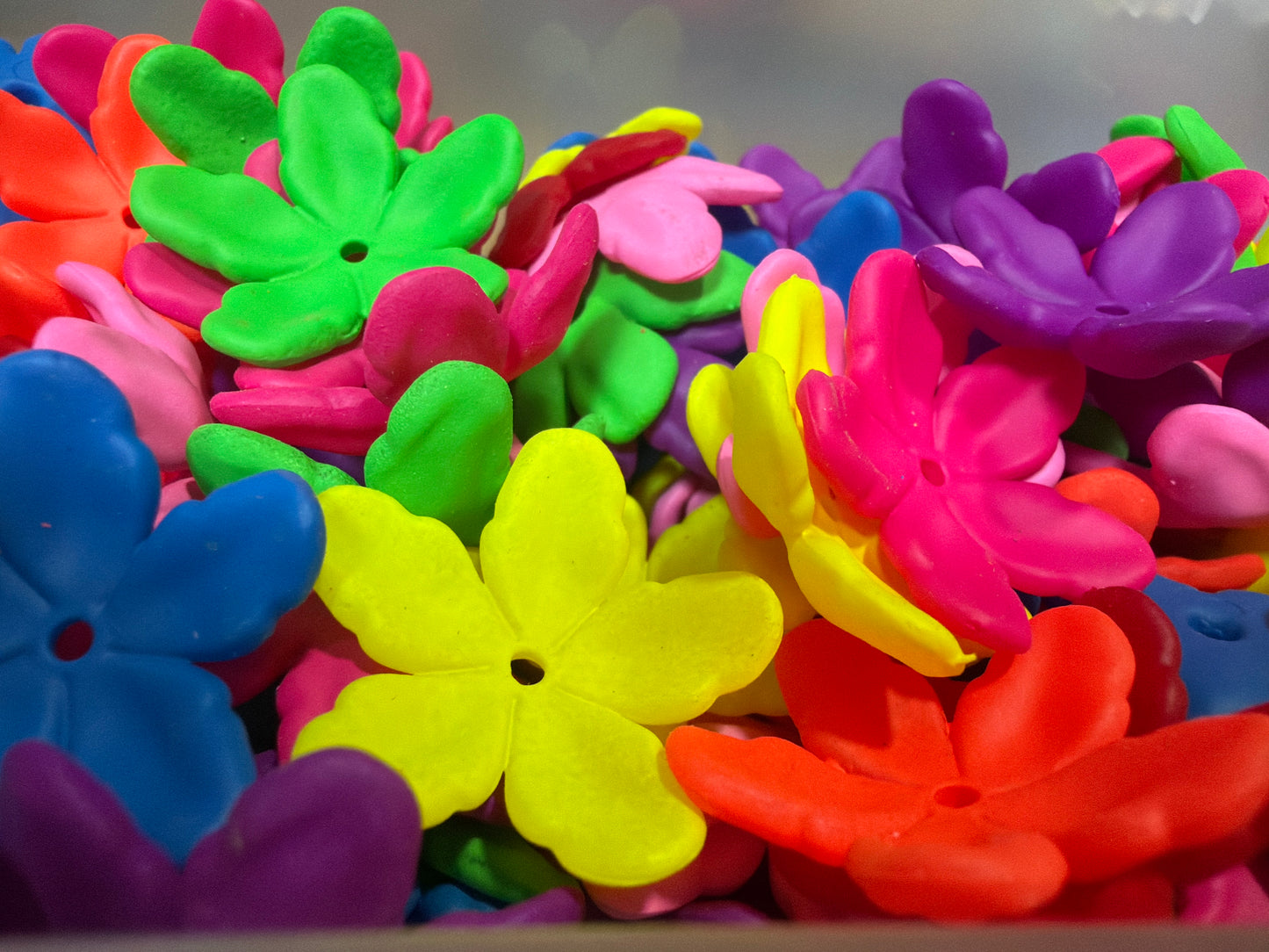 Retro neon Flower