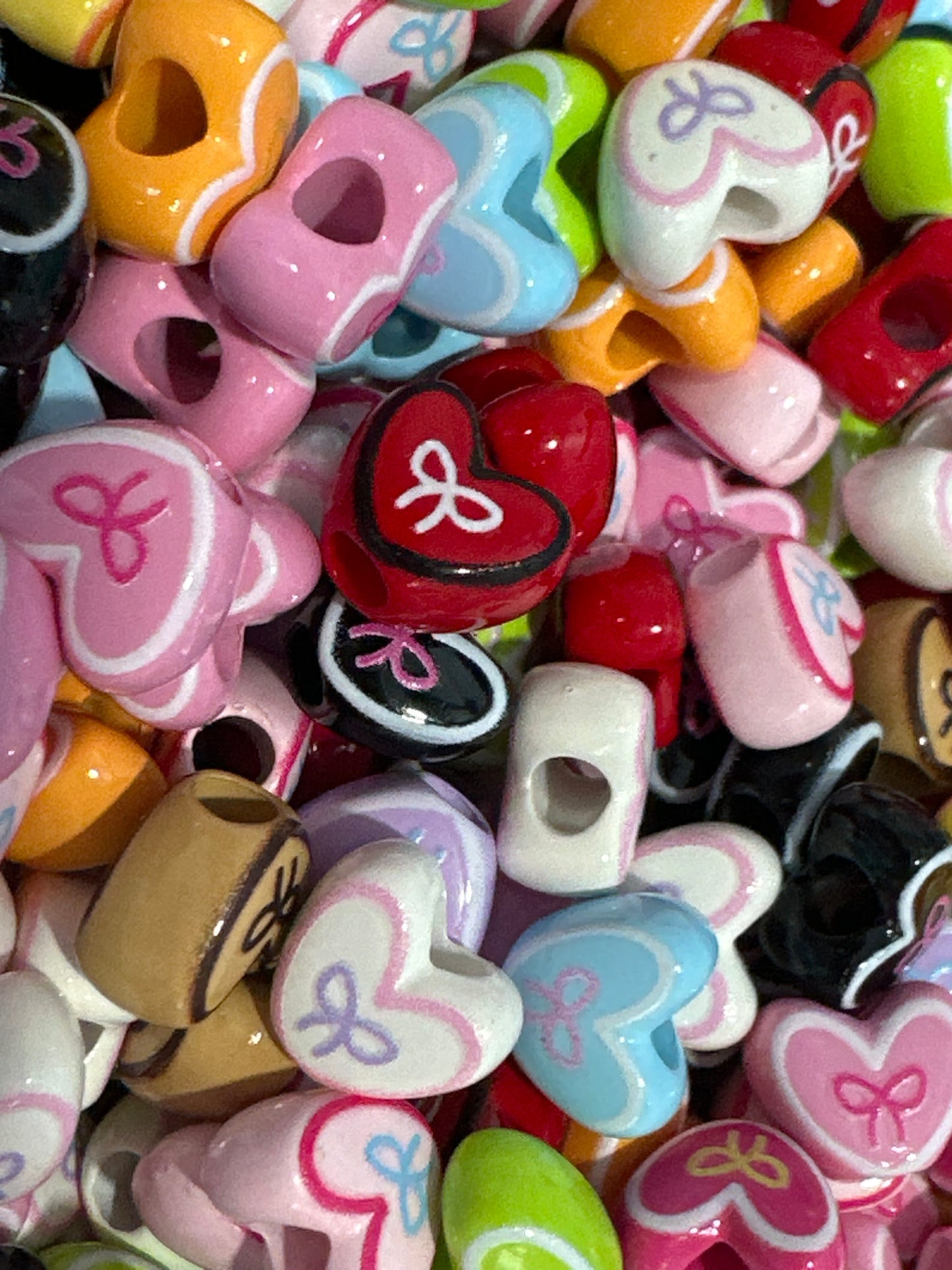 Heart Kiss Charms