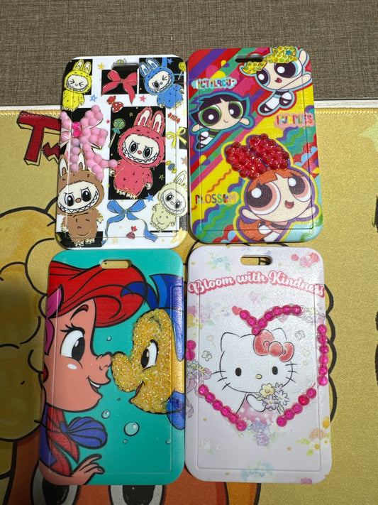 CARD HOLDER/ without rhinestones